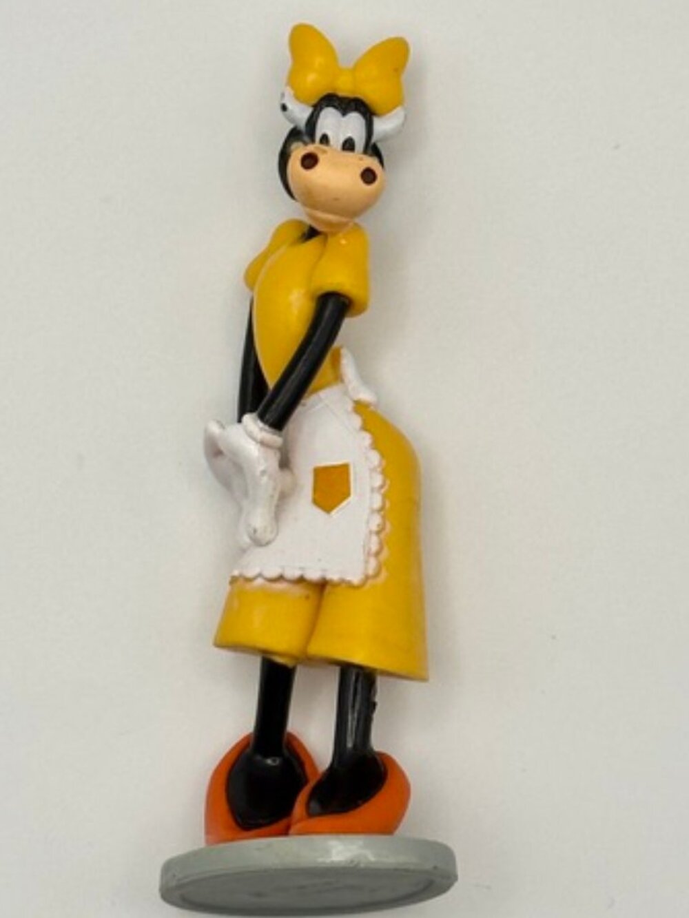 Disney CLARABELLE Cow Figure Hard PVC Plastic Toy Cake Topper Retro Animation